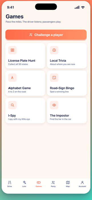 The Games hub